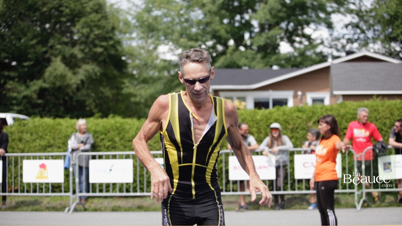 EN IMAGES : le triathlon du Lac-Poulin (partie course)