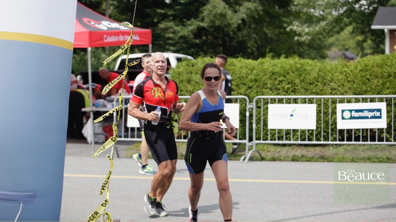 EN IMAGES : le triathlon du Lac-Poulin (partie course)