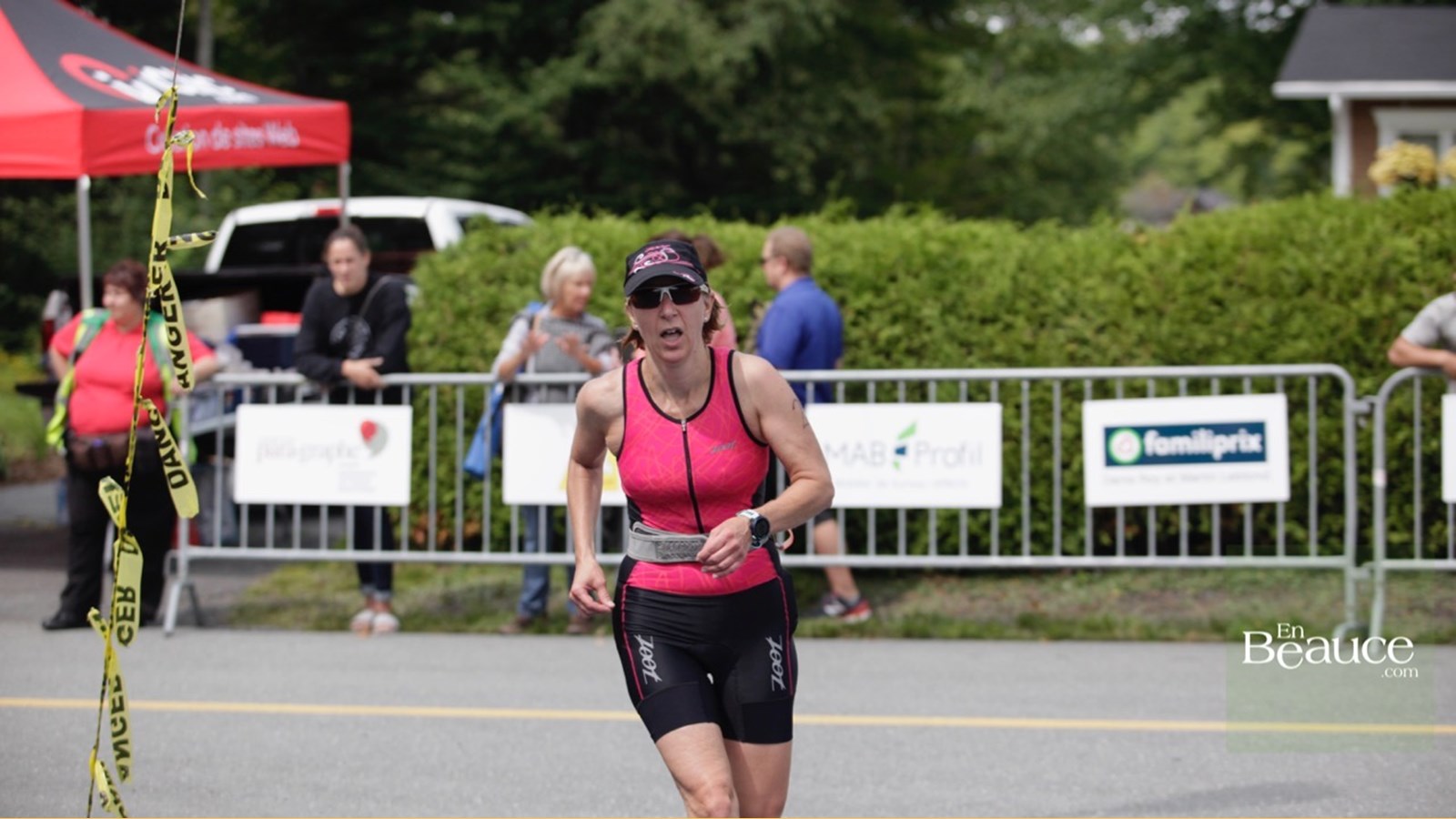 EN IMAGES : le triathlon du Lac-Poulin (partie course)
