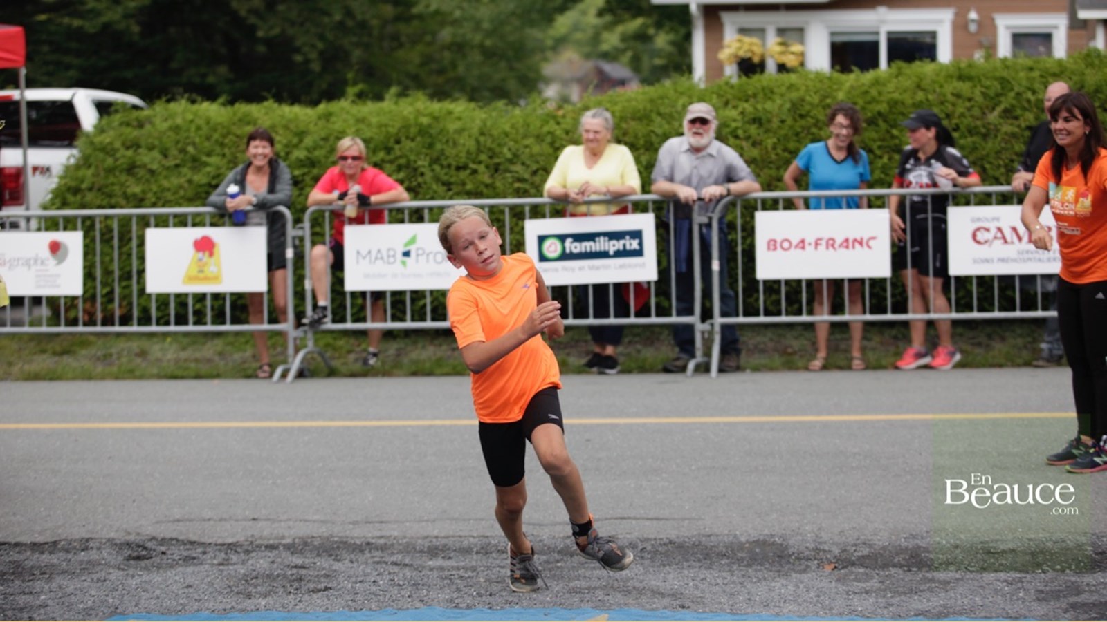 EN IMAGES : le triathlon du Lac-Poulin (partie course)