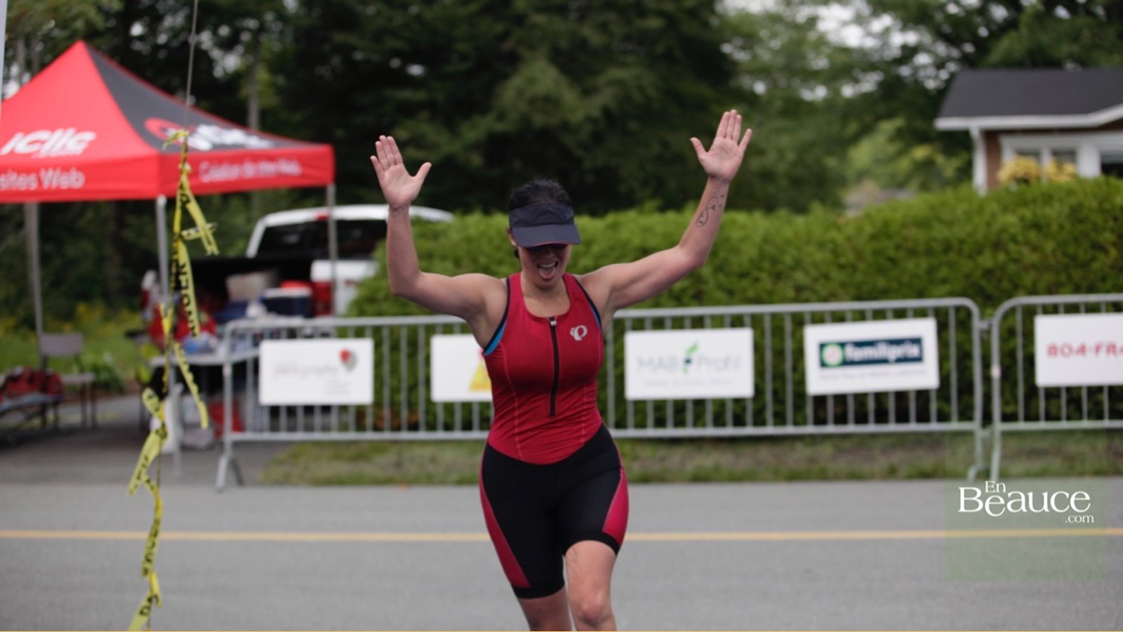 EN IMAGES : le triathlon du Lac-Poulin (partie course)