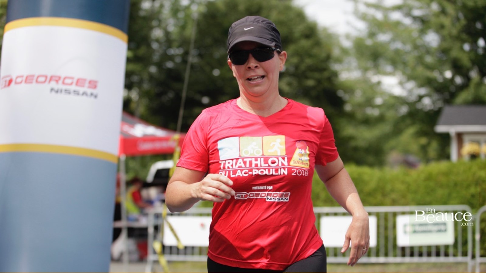 EN IMAGES : le triathlon du Lac-Poulin (partie course)