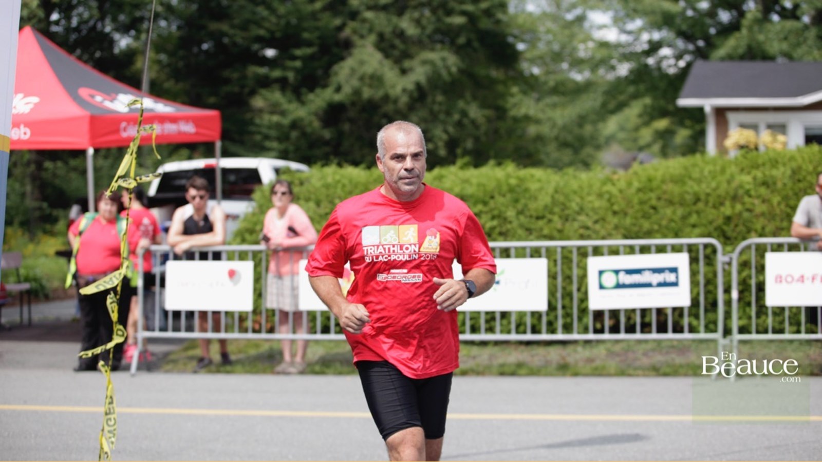 EN IMAGES : le triathlon du Lac-Poulin (partie course)