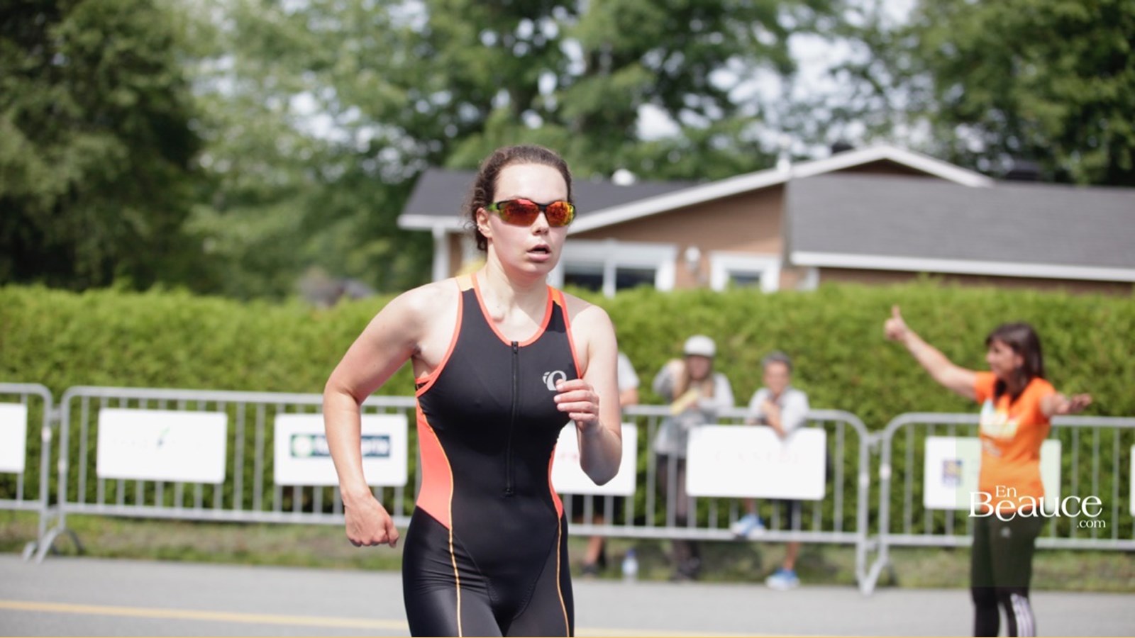 EN IMAGES : le triathlon du Lac-Poulin (partie course)