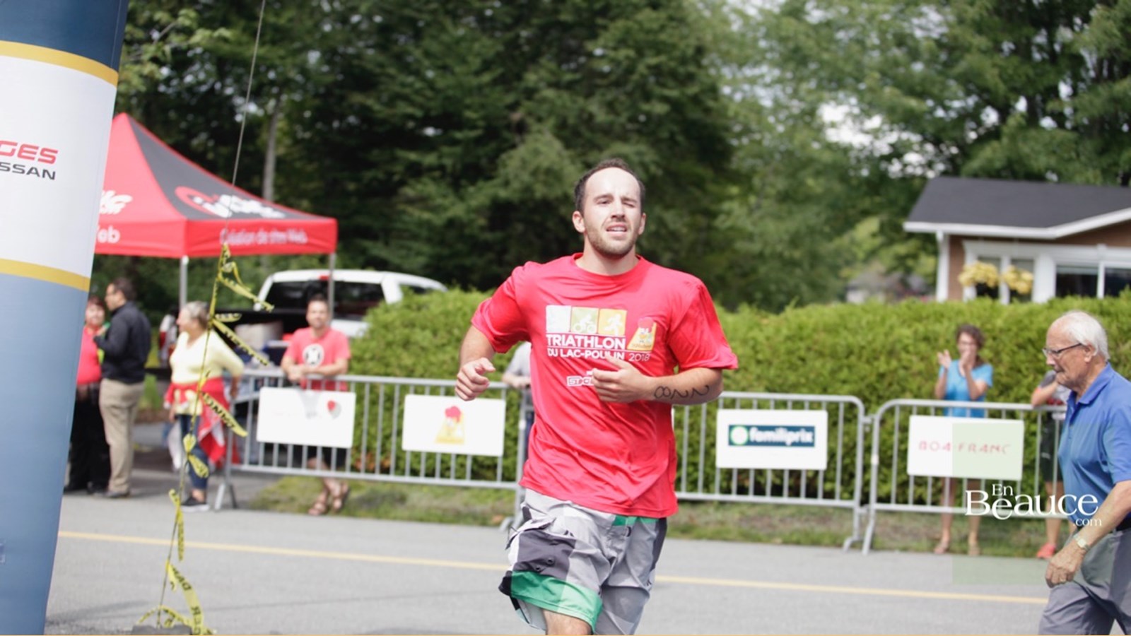 EN IMAGES : le triathlon du Lac-Poulin (partie course)