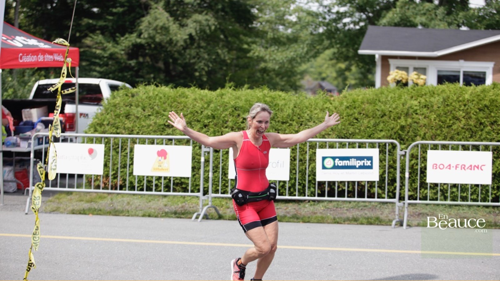 EN IMAGES : le triathlon du Lac-Poulin (partie course)