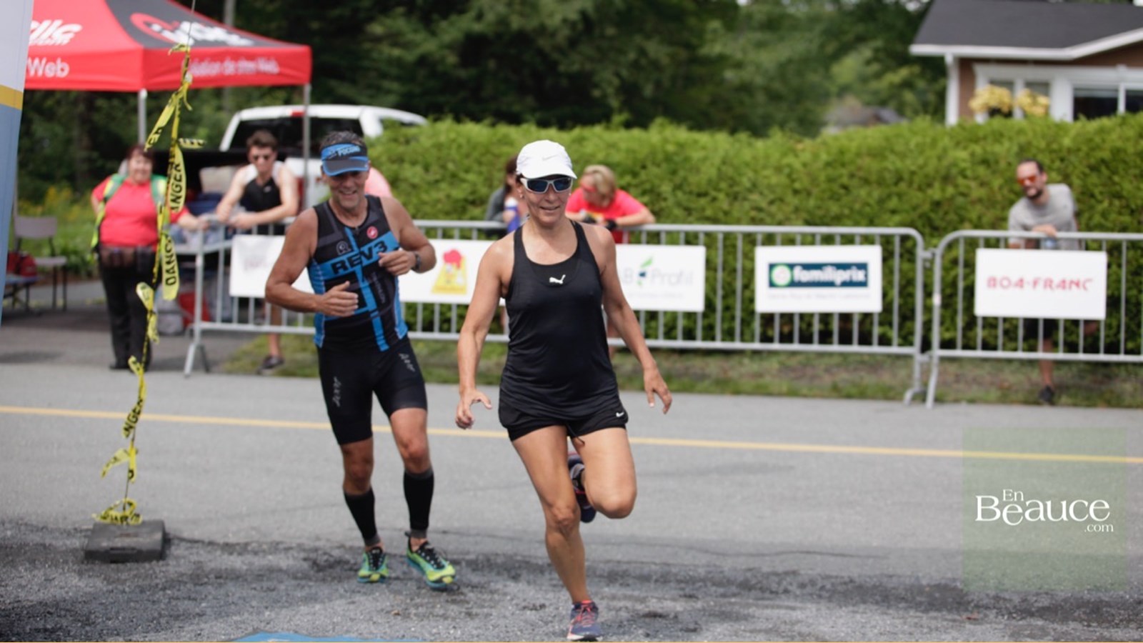 EN IMAGES : le triathlon du Lac-Poulin (partie course)