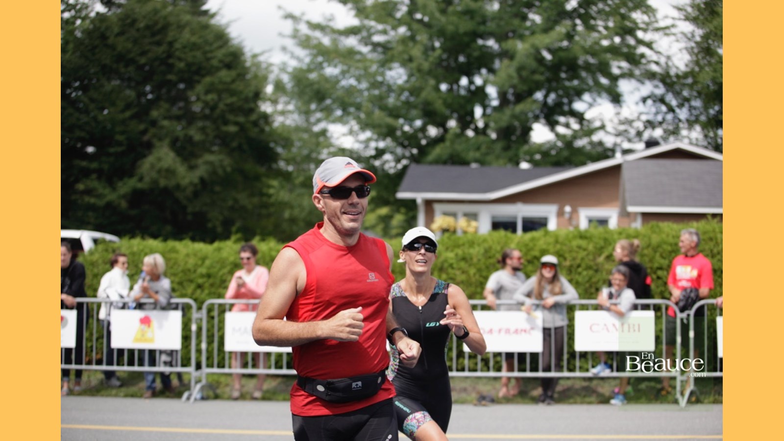 EN IMAGES : le triathlon du Lac-Poulin (partie course)