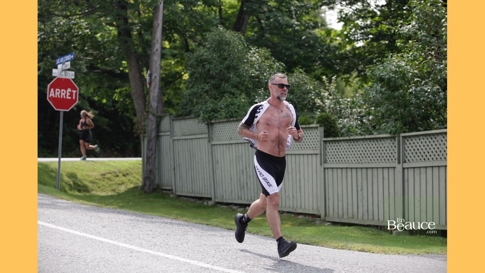 EN IMAGES : le triathlon du Lac-Poulin (partie course)