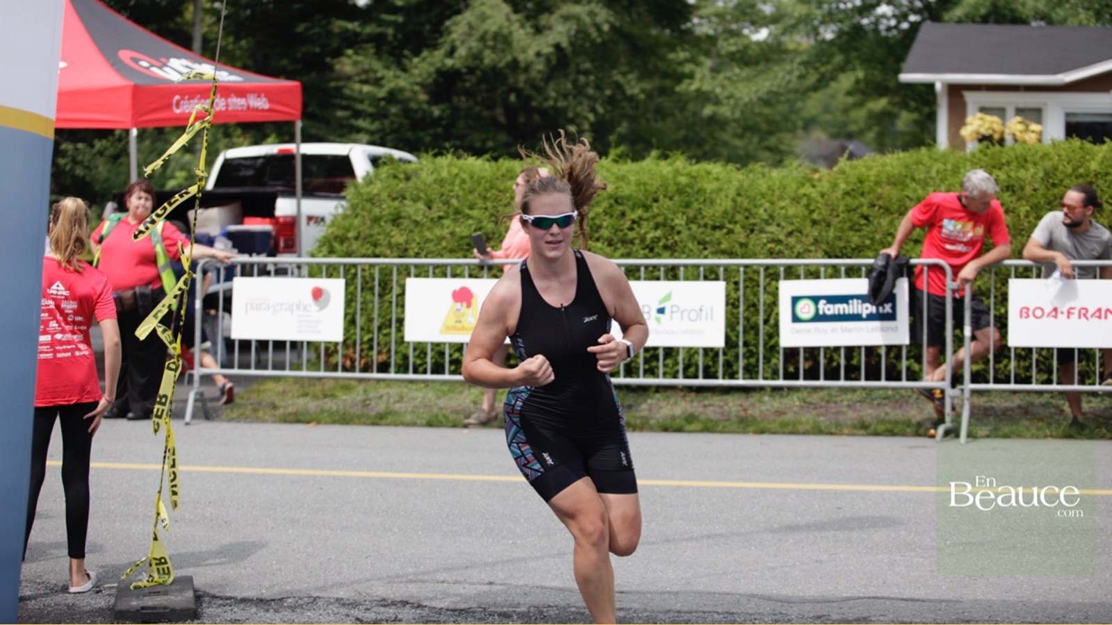 EN IMAGES : le triathlon du Lac-Poulin (partie course)