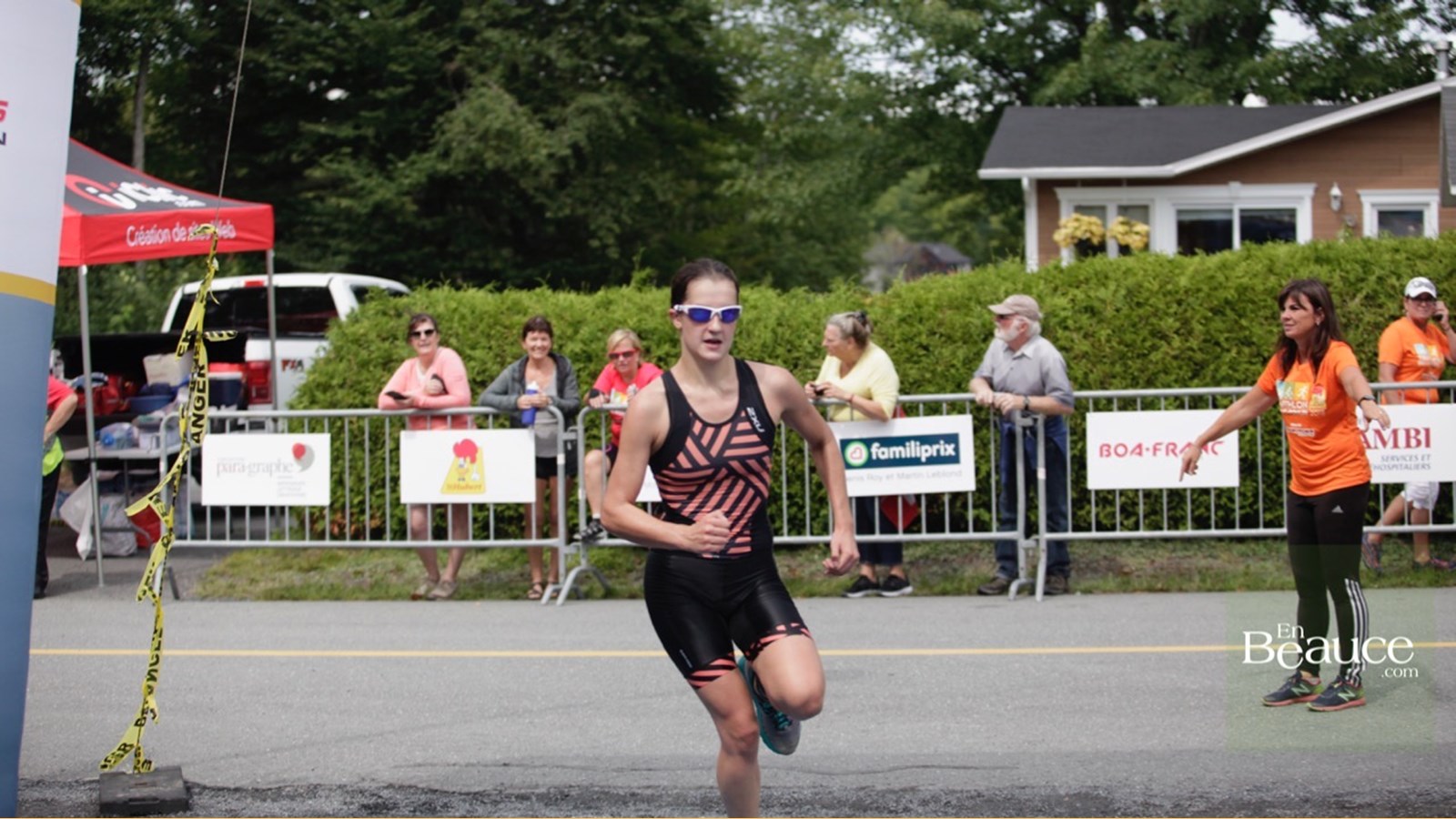 EN IMAGES : le triathlon du Lac-Poulin (partie course)
