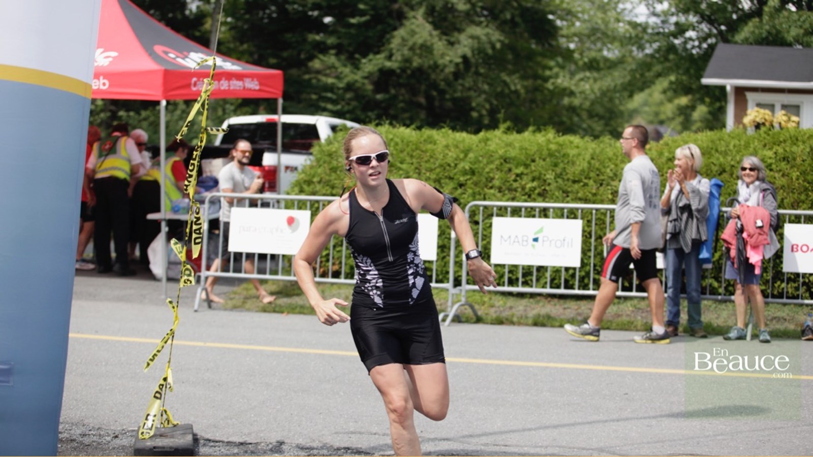 EN IMAGES : le triathlon du Lac-Poulin (partie course)