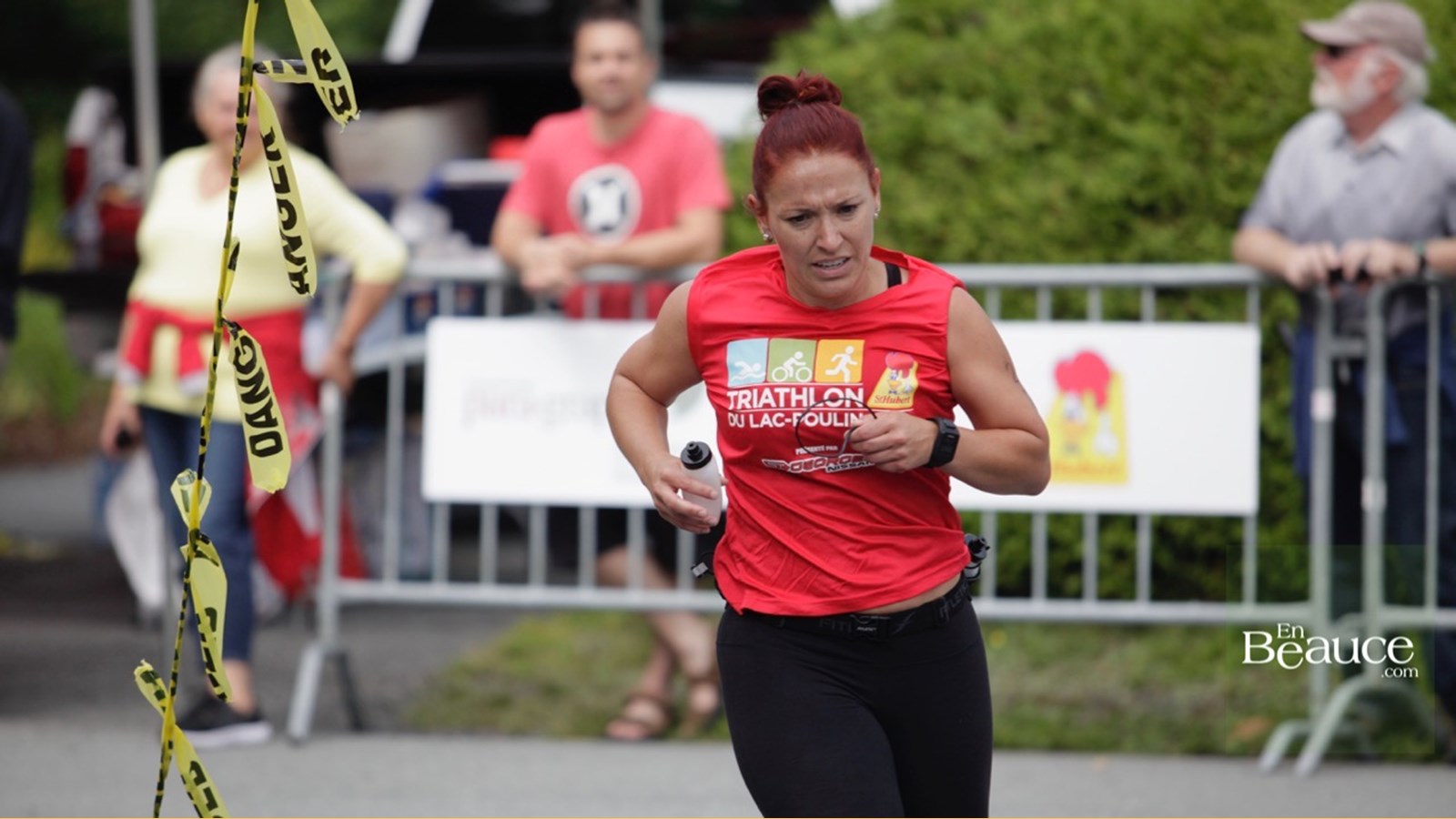 EN IMAGES : le triathlon du Lac-Poulin (partie course)