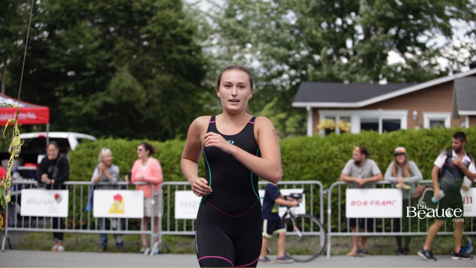 EN IMAGES : le triathlon du Lac-Poulin (partie course)