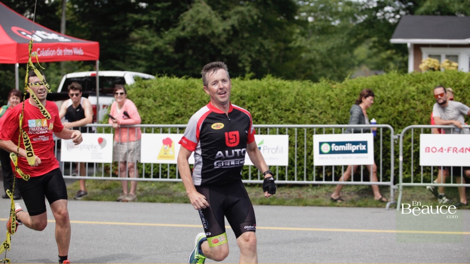 EN IMAGES : le triathlon du Lac-Poulin (partie course)