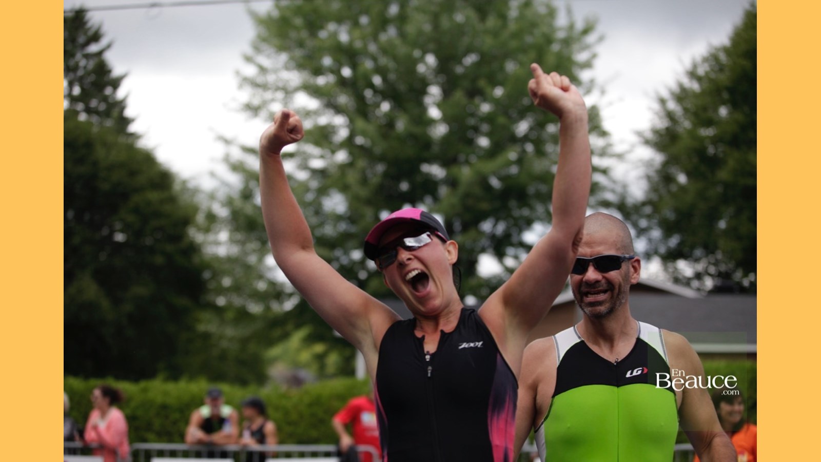 EN IMAGES : le triathlon du Lac-Poulin (partie course)