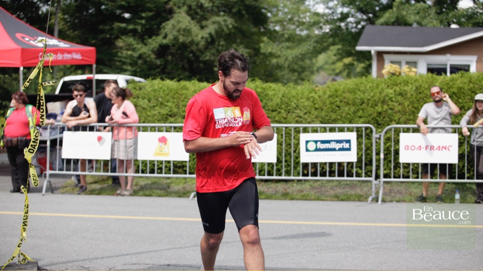 EN IMAGES : le triathlon du Lac-Poulin (partie course)