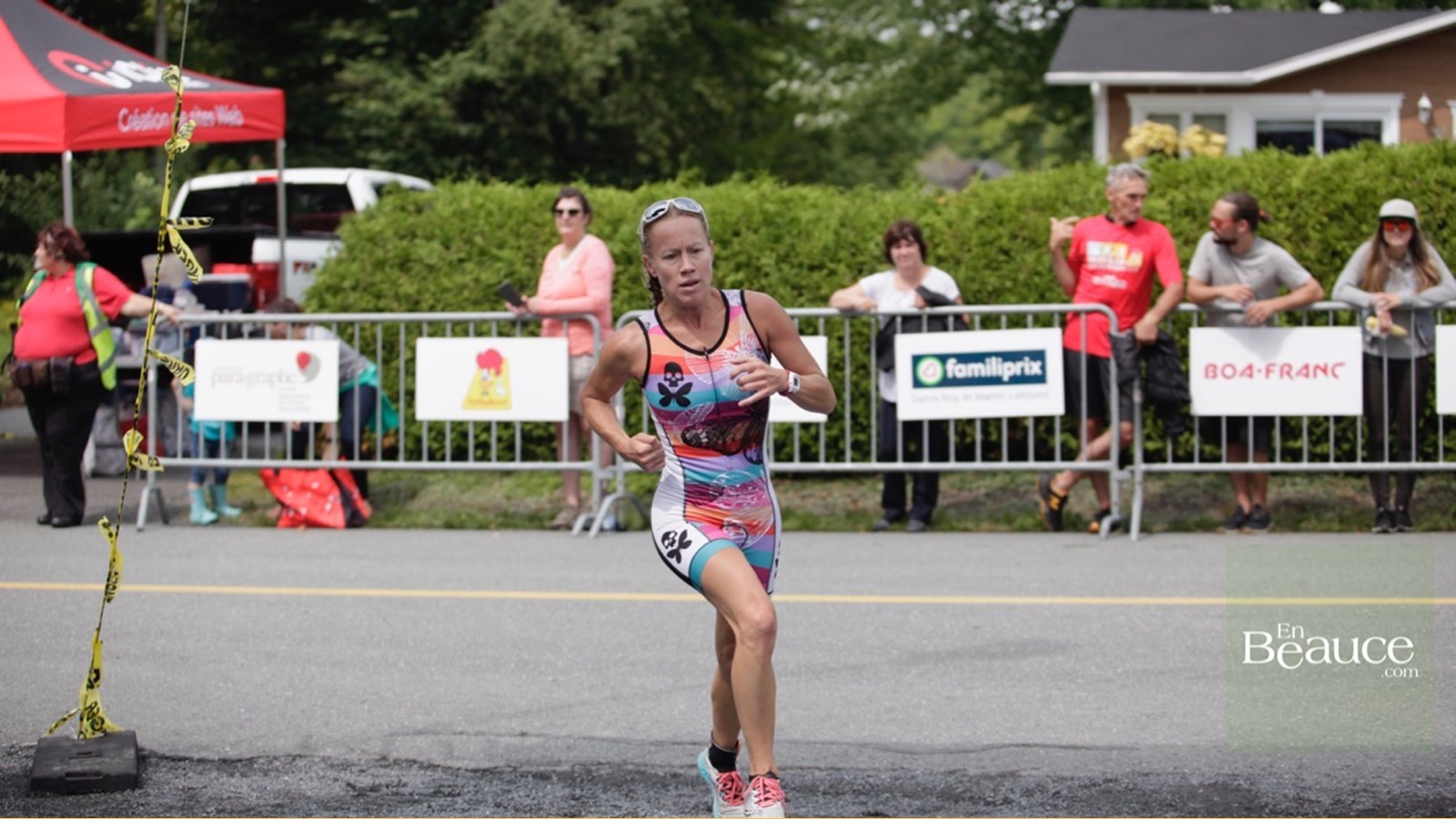 EN IMAGES : le triathlon du Lac-Poulin (partie course)