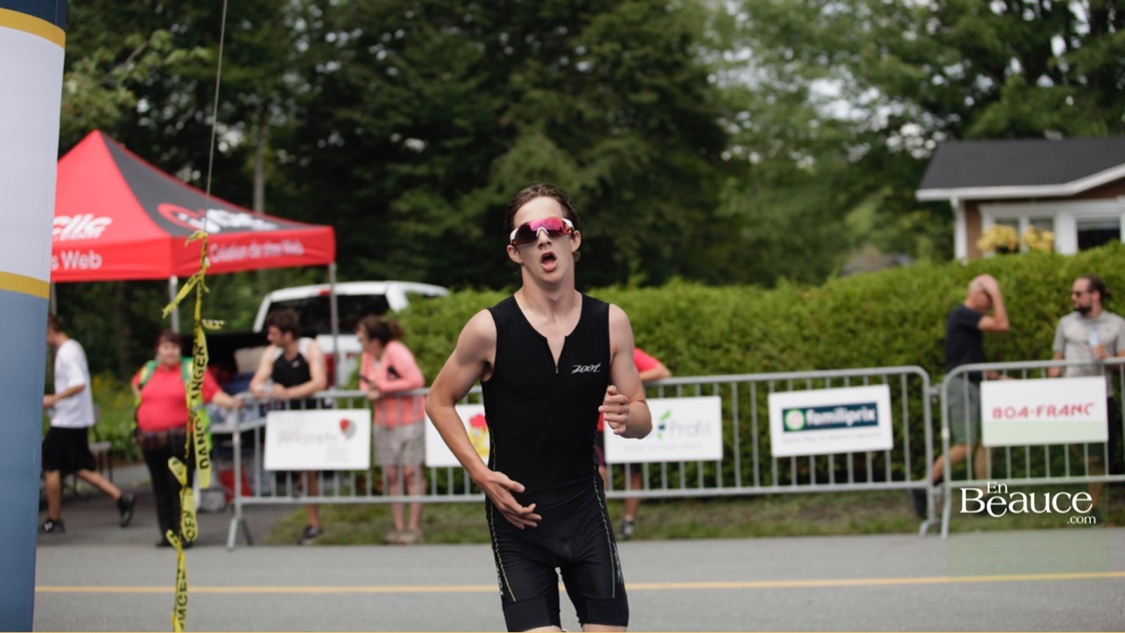 EN IMAGES : le triathlon du Lac-Poulin (partie course)
