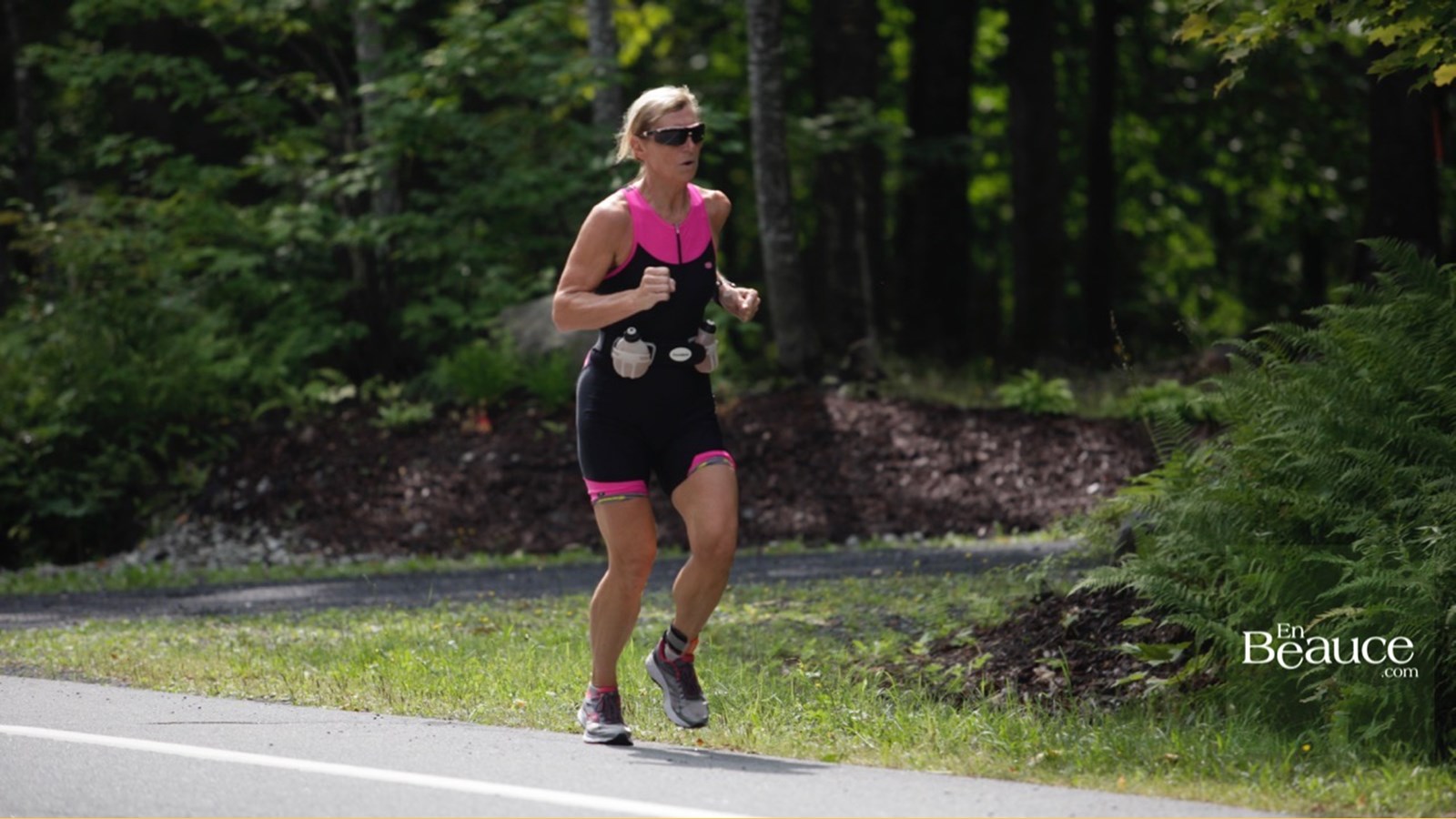 EN IMAGES : le triathlon du Lac-Poulin (partie course)