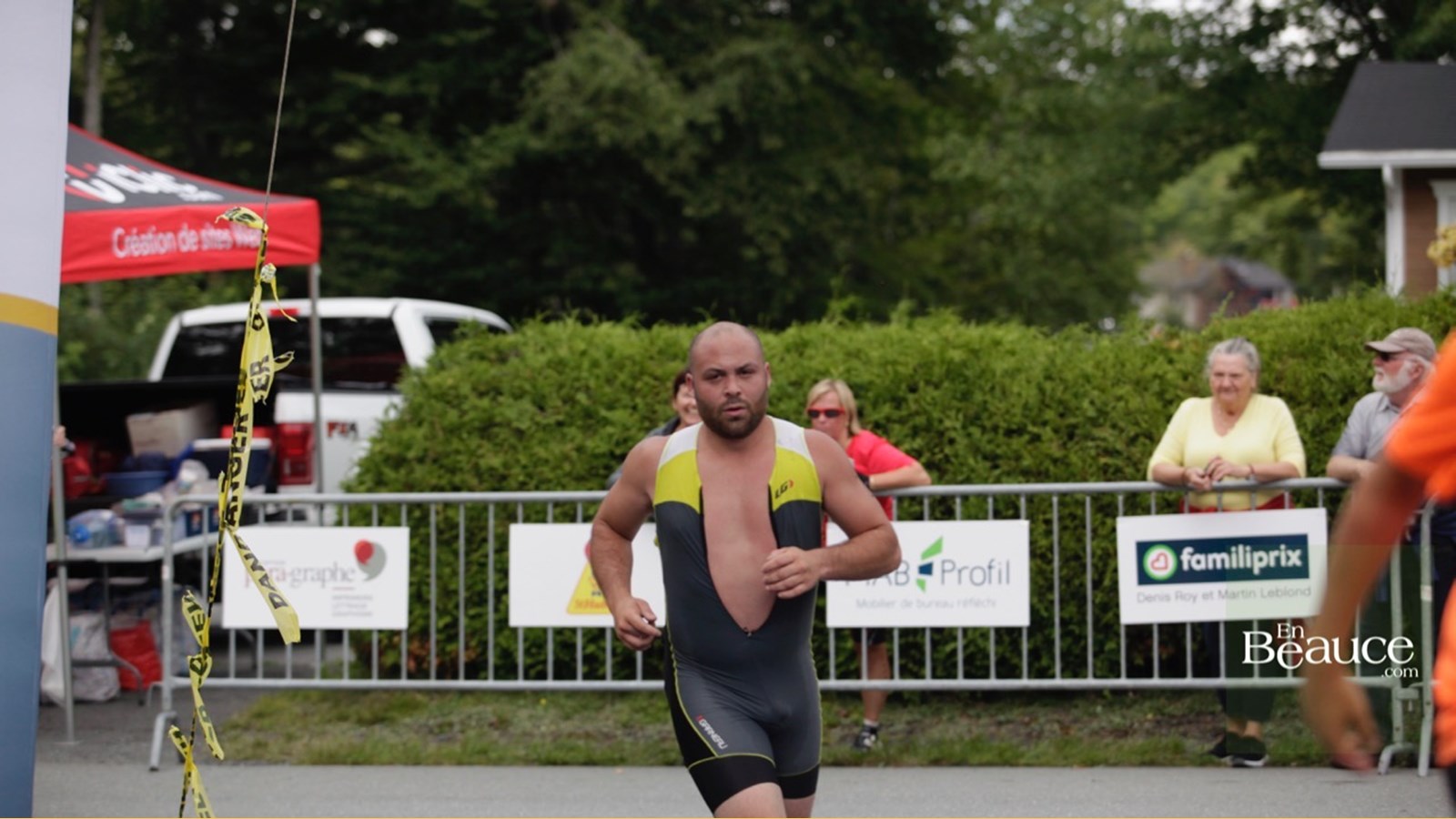 EN IMAGES : le triathlon du Lac-Poulin (partie course)