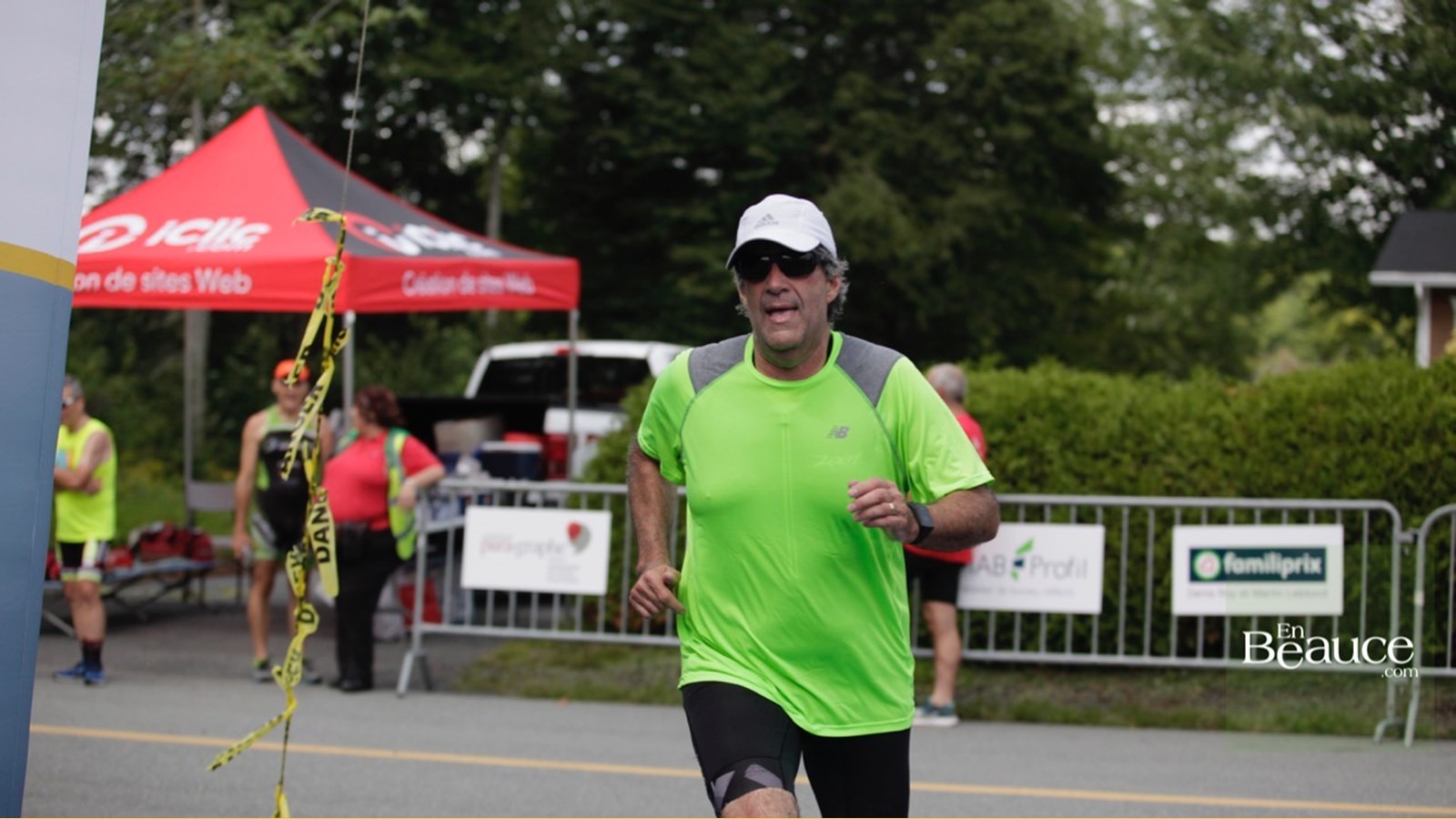 EN IMAGES : le triathlon du Lac-Poulin (partie course)