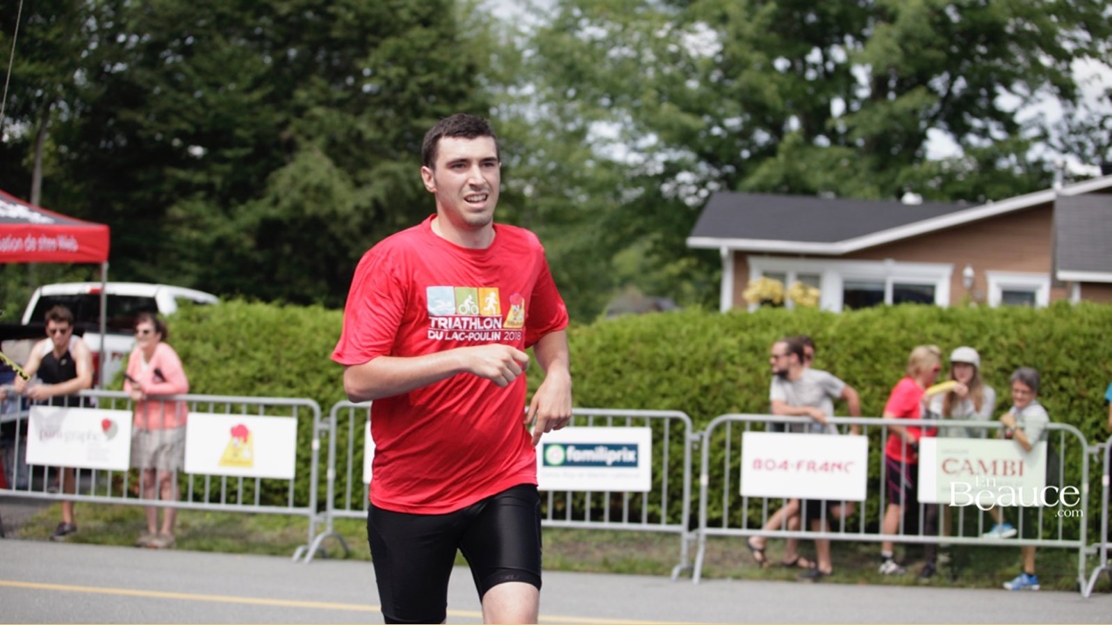 EN IMAGES : le triathlon du Lac-Poulin (partie course)