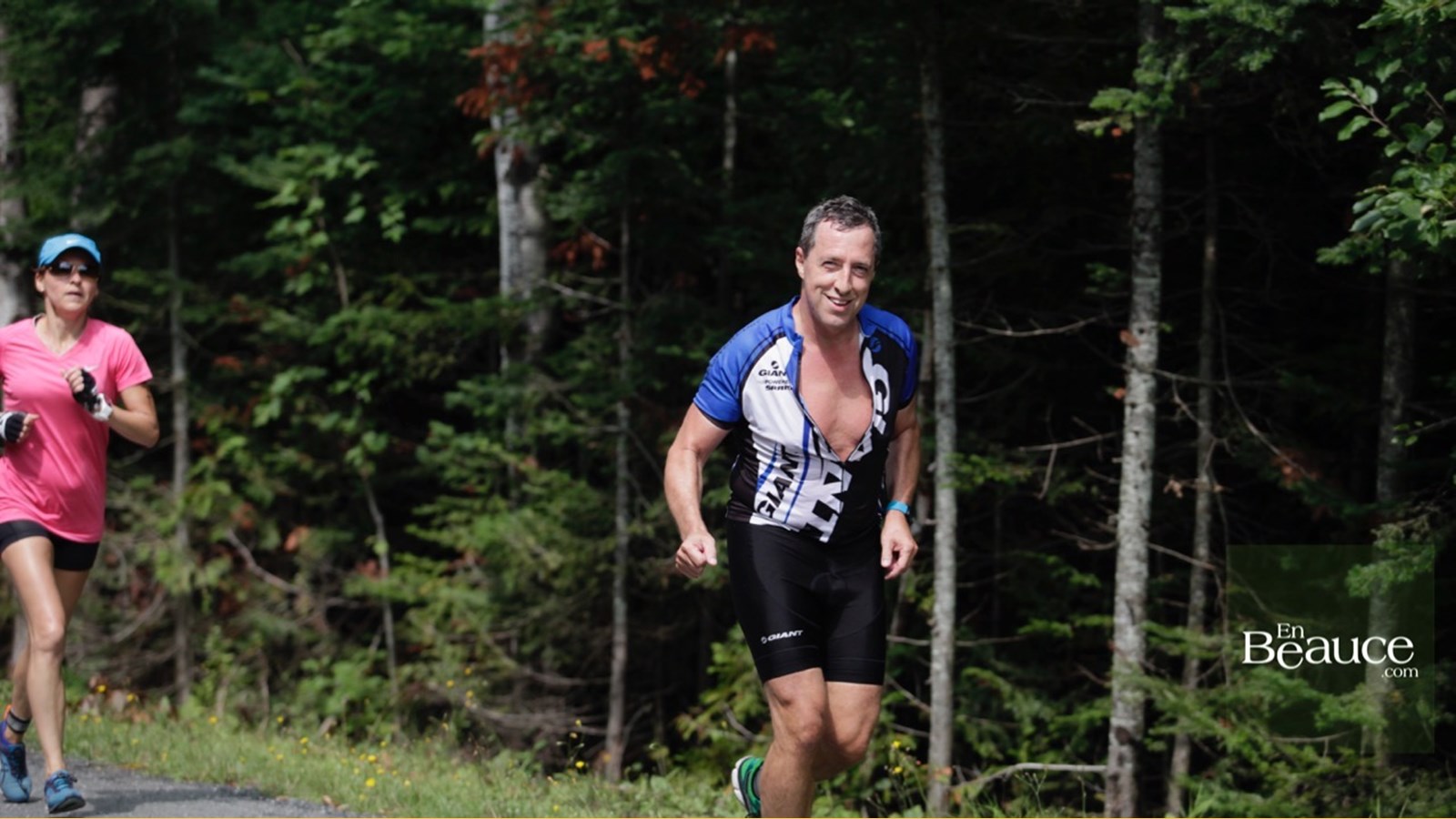 EN IMAGES : le triathlon du Lac-Poulin (partie course)