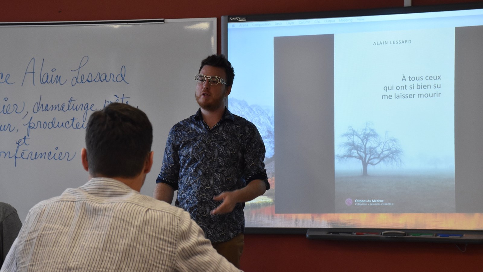 Des étudiants du Cégep Beauce-Appalaches rencontrent un auteur reconnu