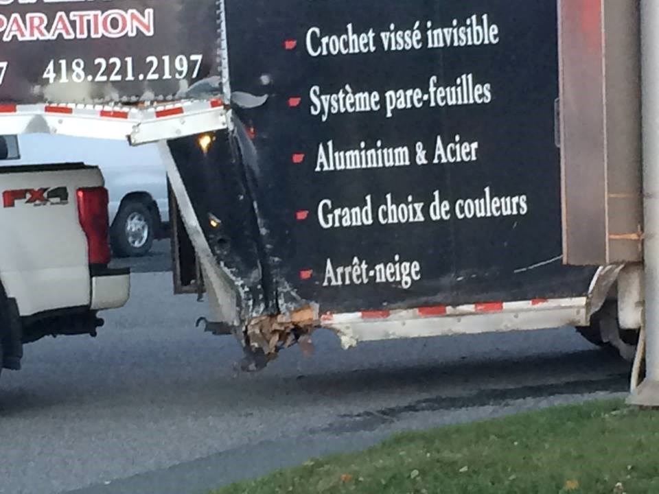 Sévère collision sur le boulevard Renault à Beauceville
