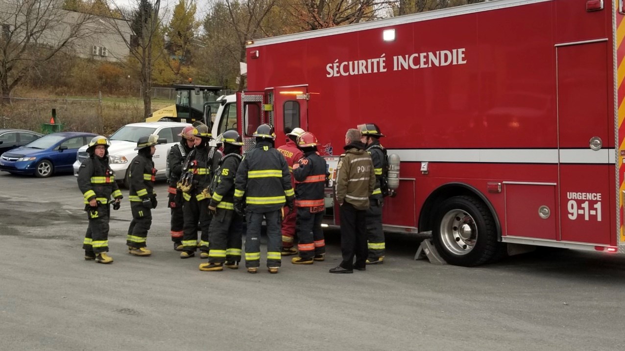 Une possible fuite de gaz au magasin Lou-Tec alerte les pompiers