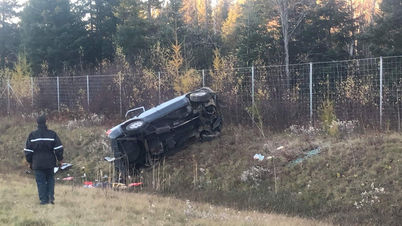 Un blessé dans une sortie de route à Beauceville