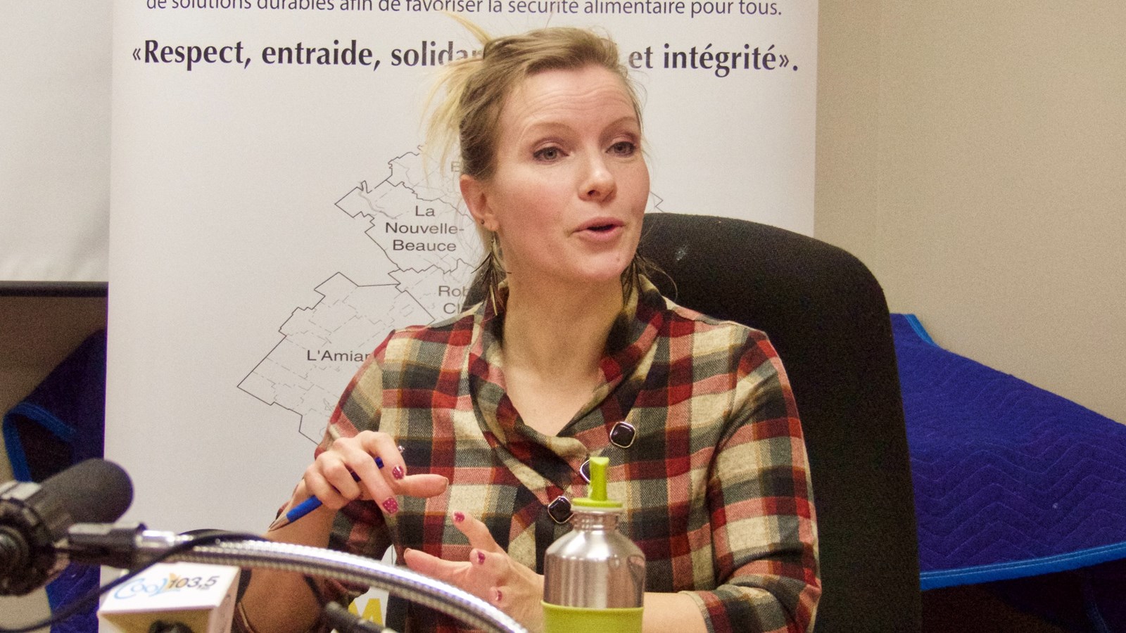 Manon Carrier, agente de liaison de Moisson Beauce