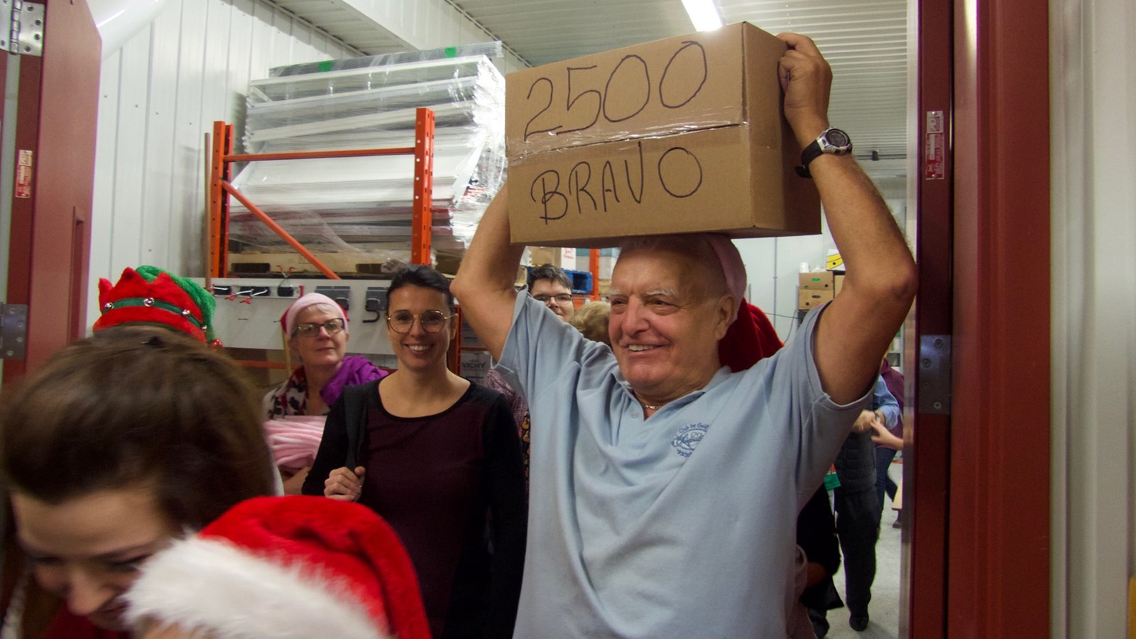 Les locaux de Moisson Beauce se transforment en atelier du père Noël