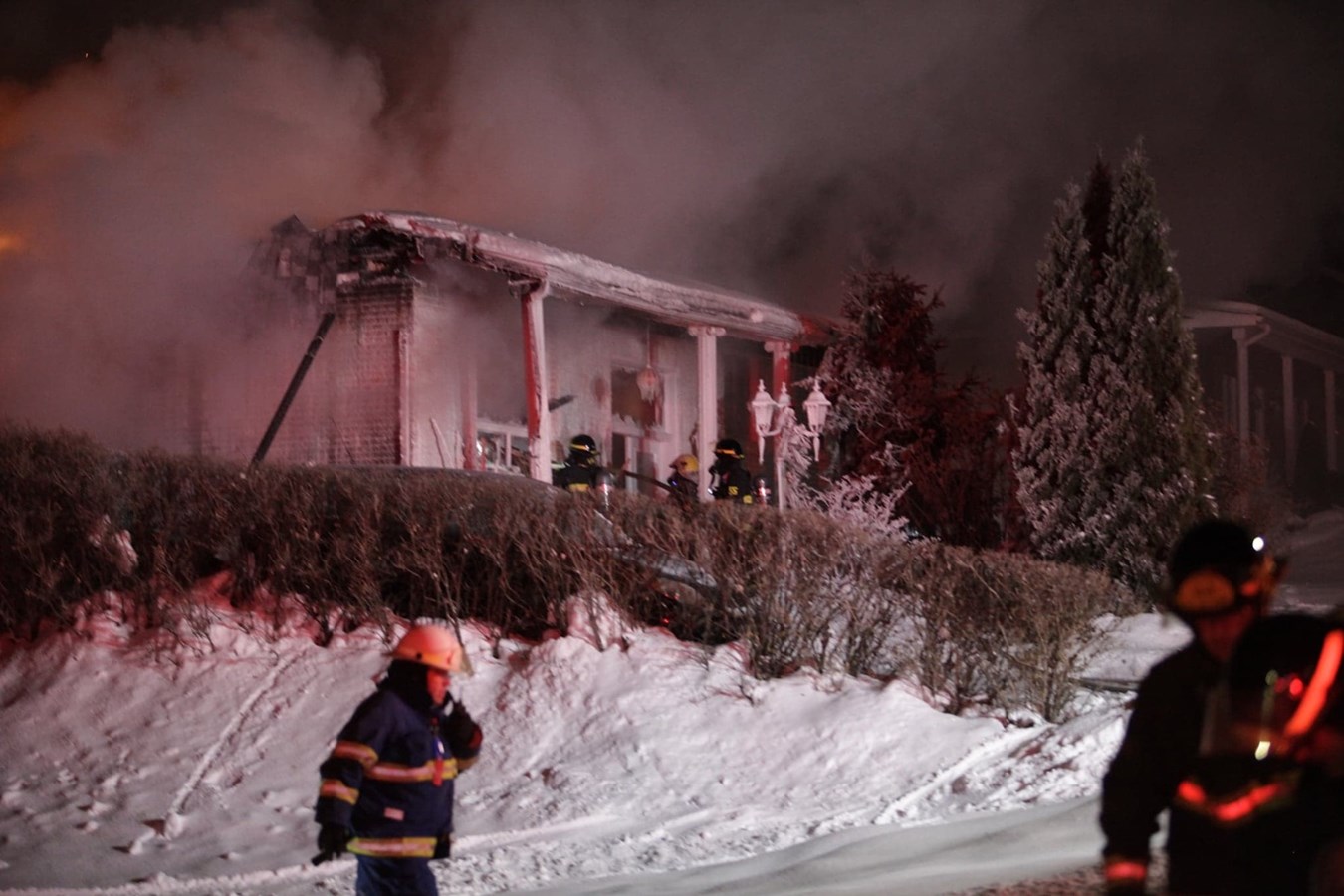 Incendie majeur dans la 158e rue à Saint-Georges