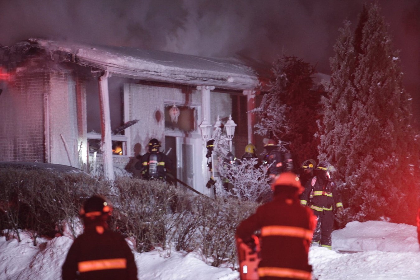 Incendie majeur dans la 158e rue à Saint-Georges