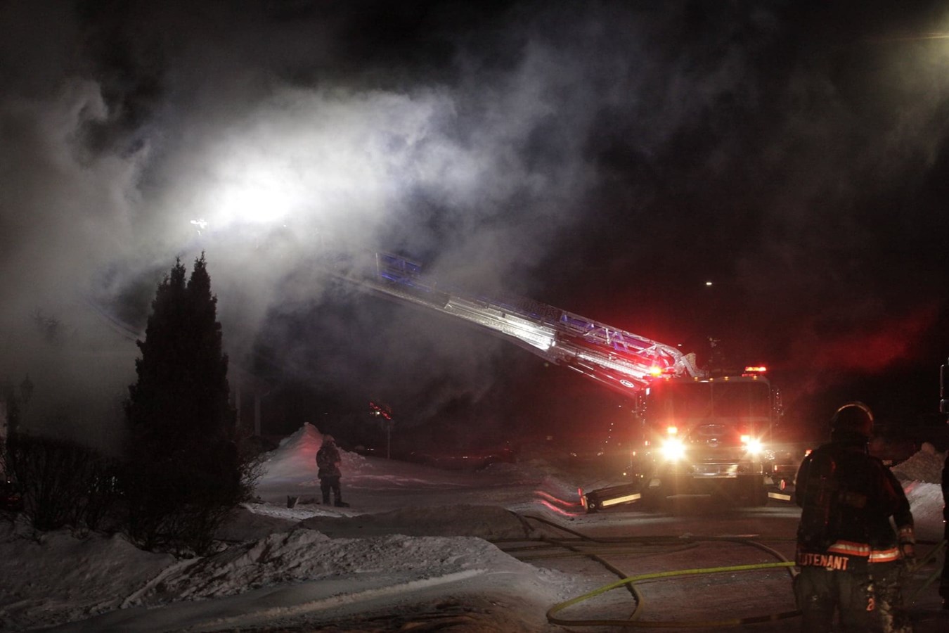 Incendie majeur dans la 158e rue à Saint-Georges