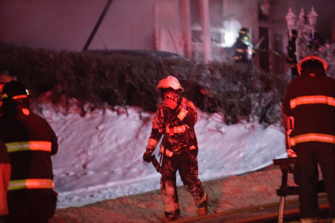 Incendie majeur dans la 158e rue à Saint-Georges