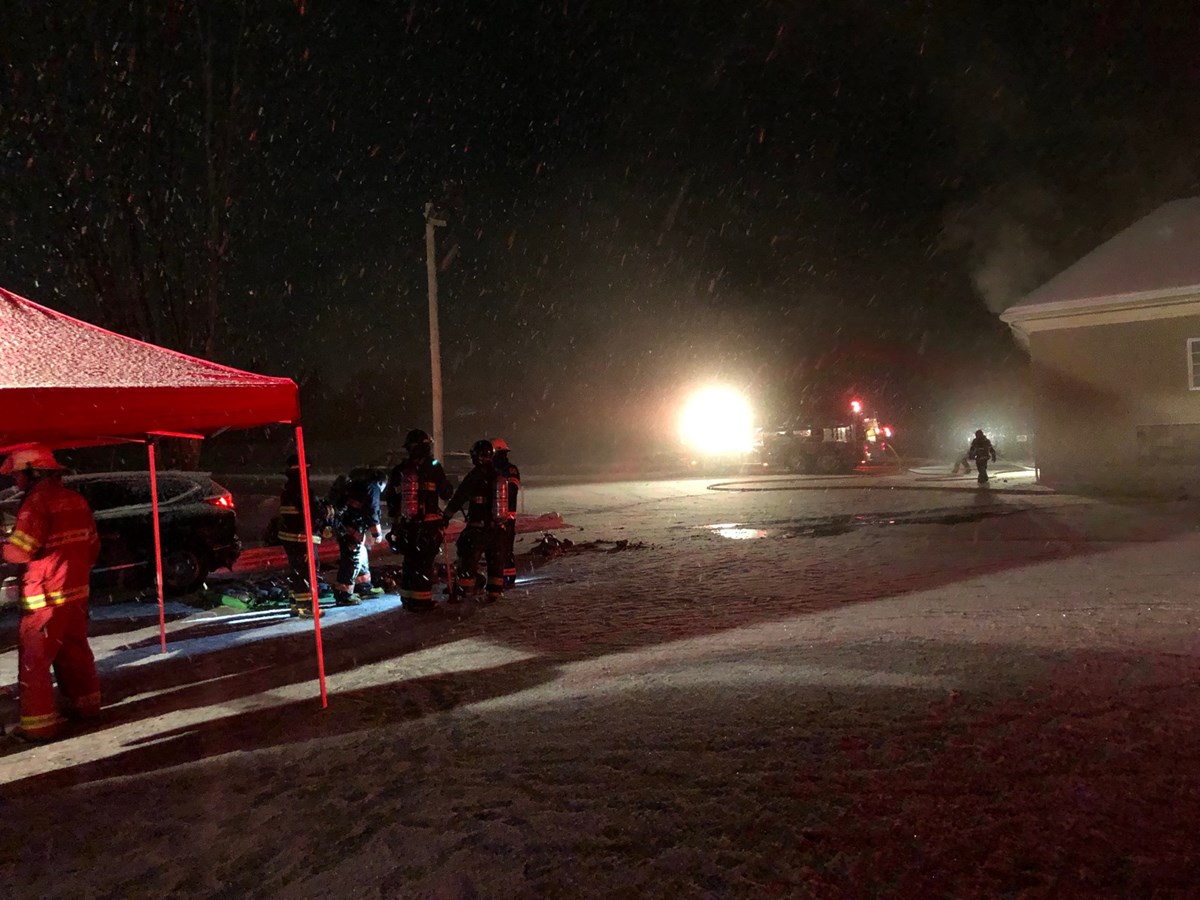 Incendie au restaurant le Bec Fin de Saint-Georges.