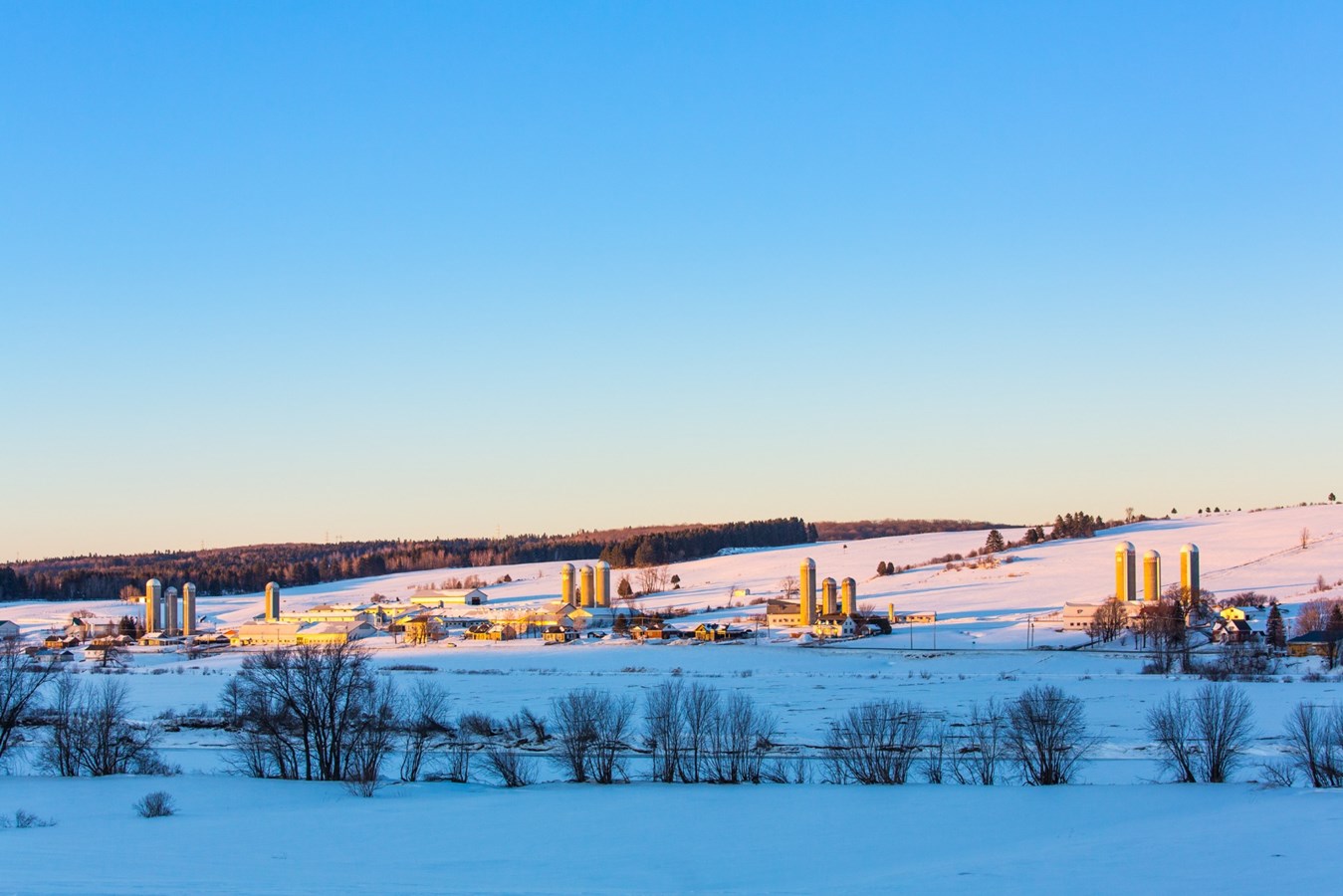 L'hiver en Beauce. Crédit photo : Mathieu Dupuis