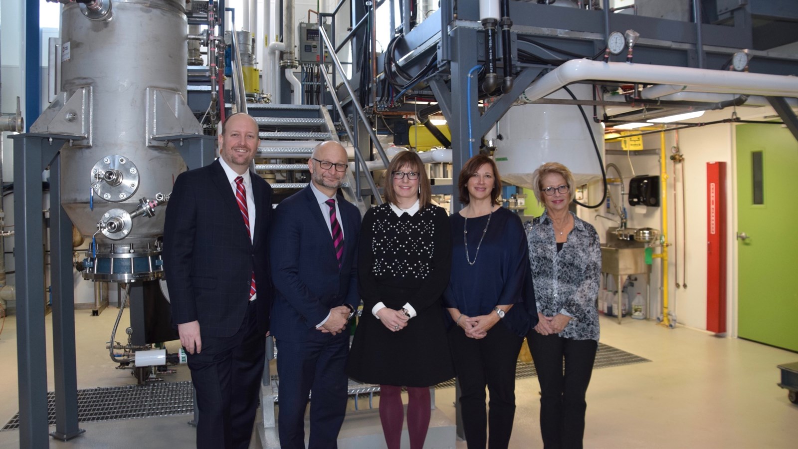 David Berthiaume, David Lametti, Marie-Eve Proulx, Isabelle Lecours et Josée Durand
