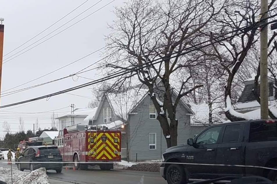 Incendie dans un immeuble à logements de Scott