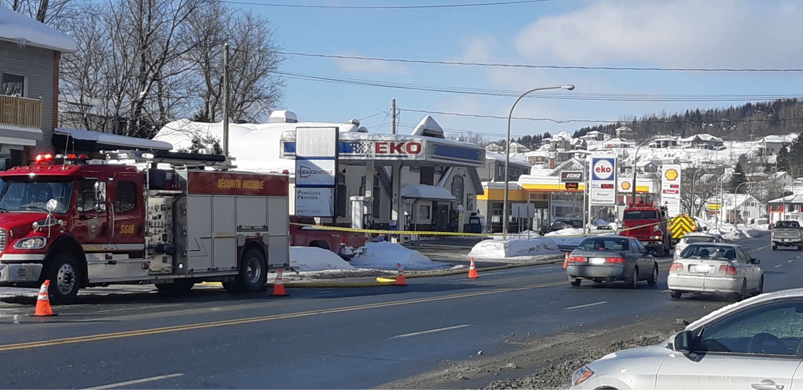 Évacuation en cours dans un commerce de Beauceville
