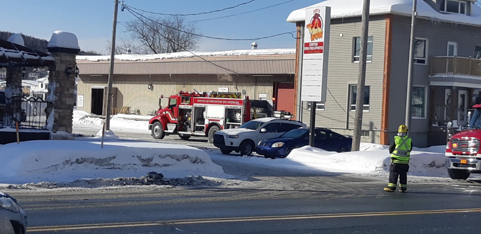 Évacuation en cours dans un commerce de Beauceville