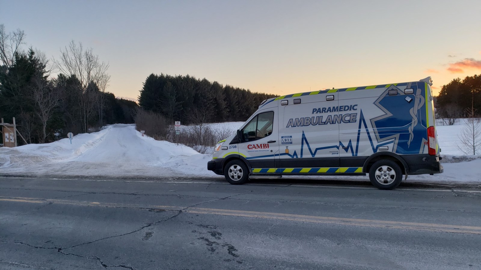 Un accident de motoneige survient à Saint-Ephrem