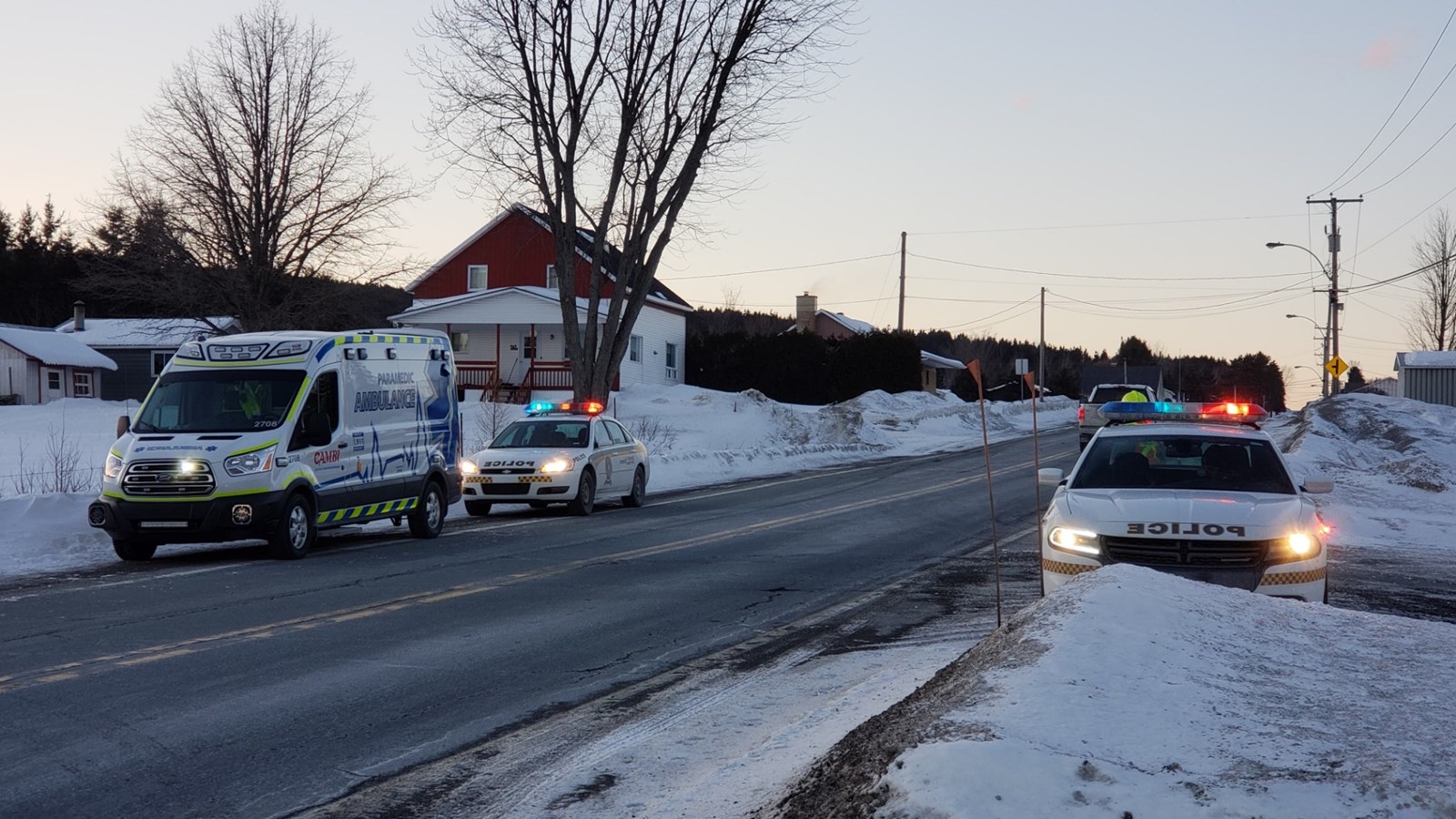 Un accident de motoneige survient à Saint-Ephrem