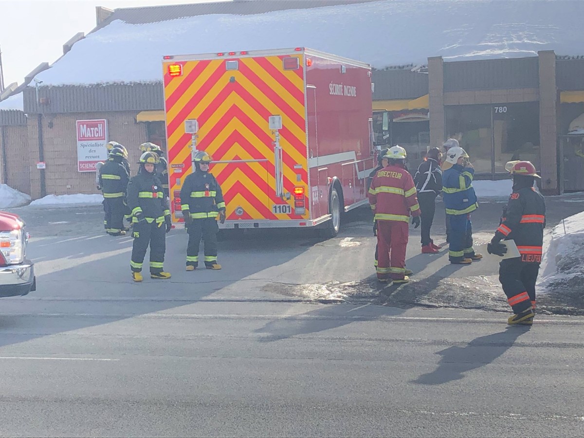 Intervention des pompiers à la boutique l'Encre sacrée
