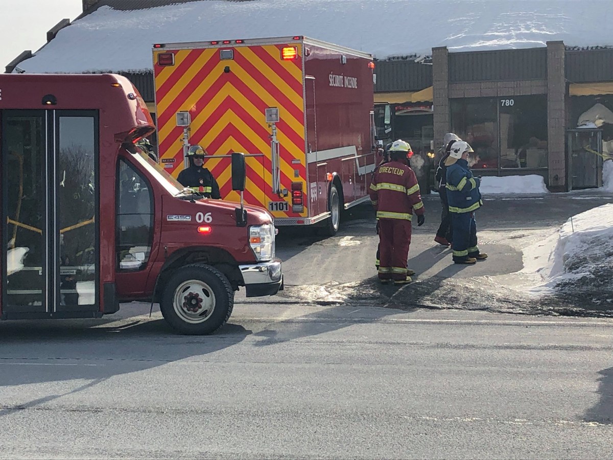 Intervention des pompiers à la boutique l'Encre sacrée