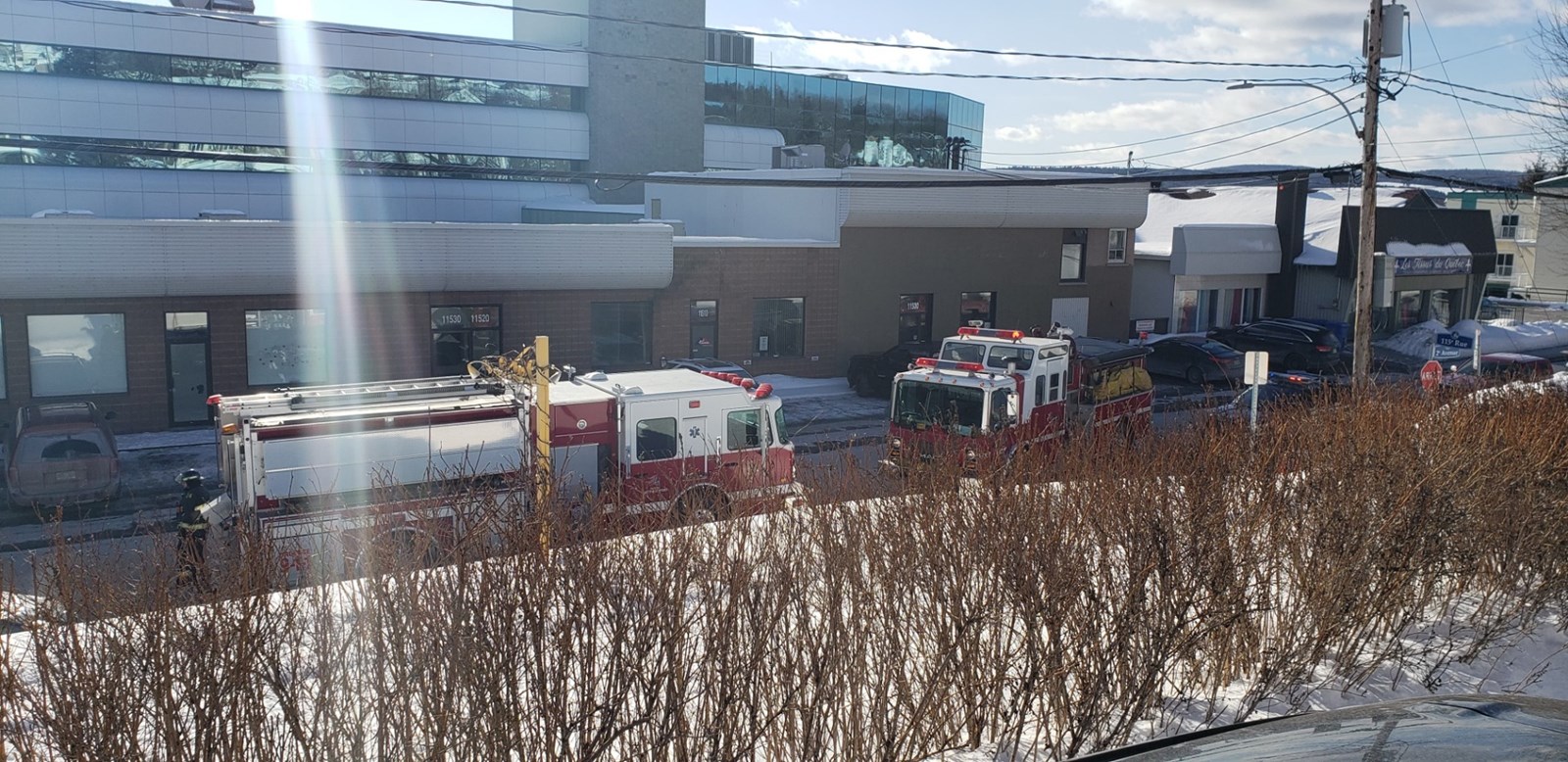 Intervention des pompiers dans une garderie de la 2e Avenue