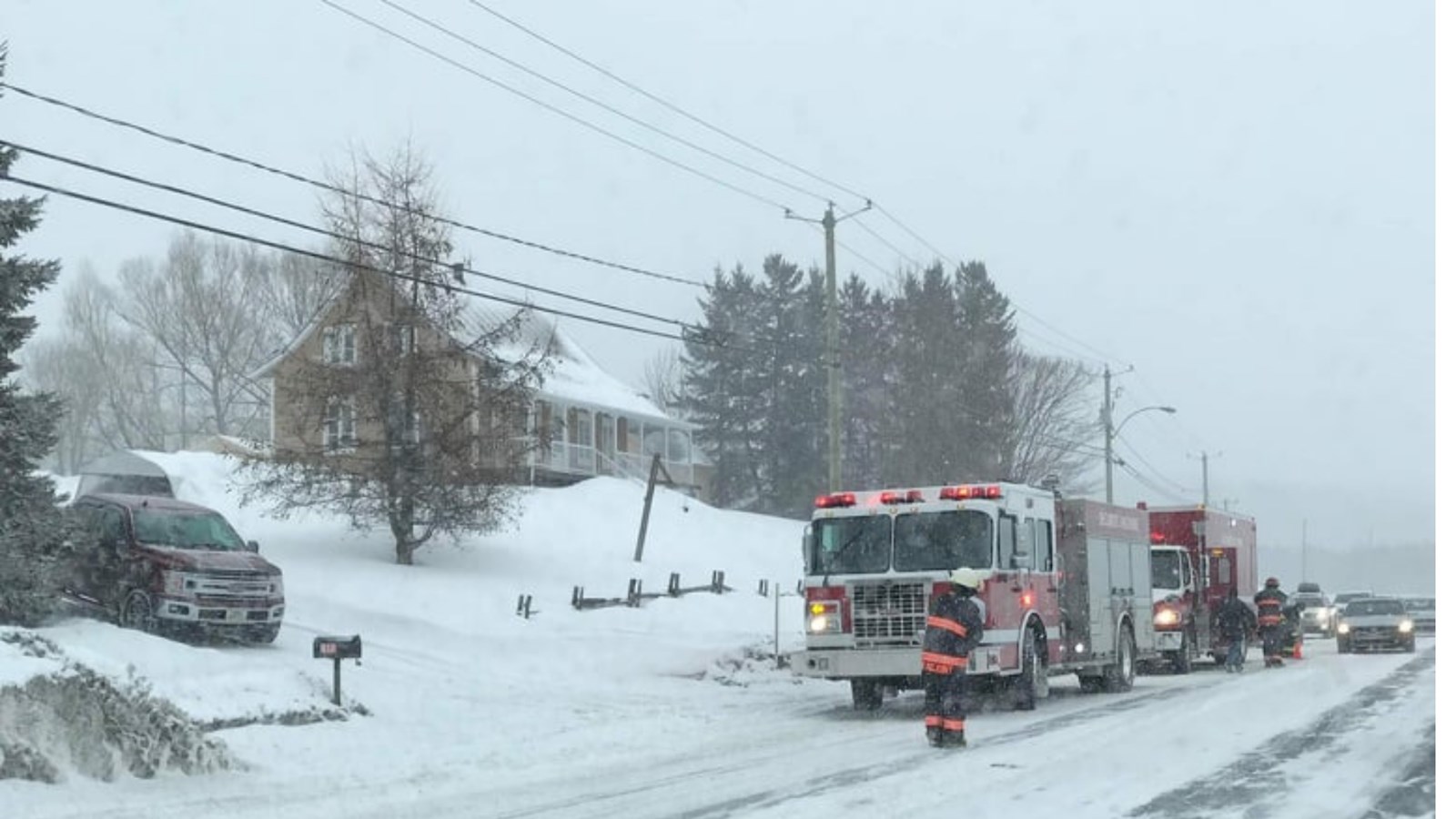 Les pompiers de Saint-Georges appelés à une résidence 
